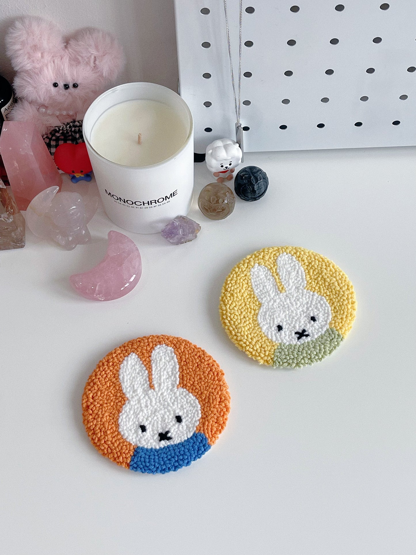 miffy mug rug ⊹