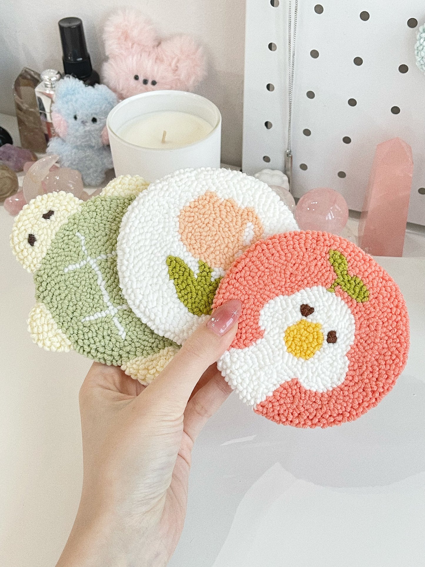 turtle mug rug ⊹