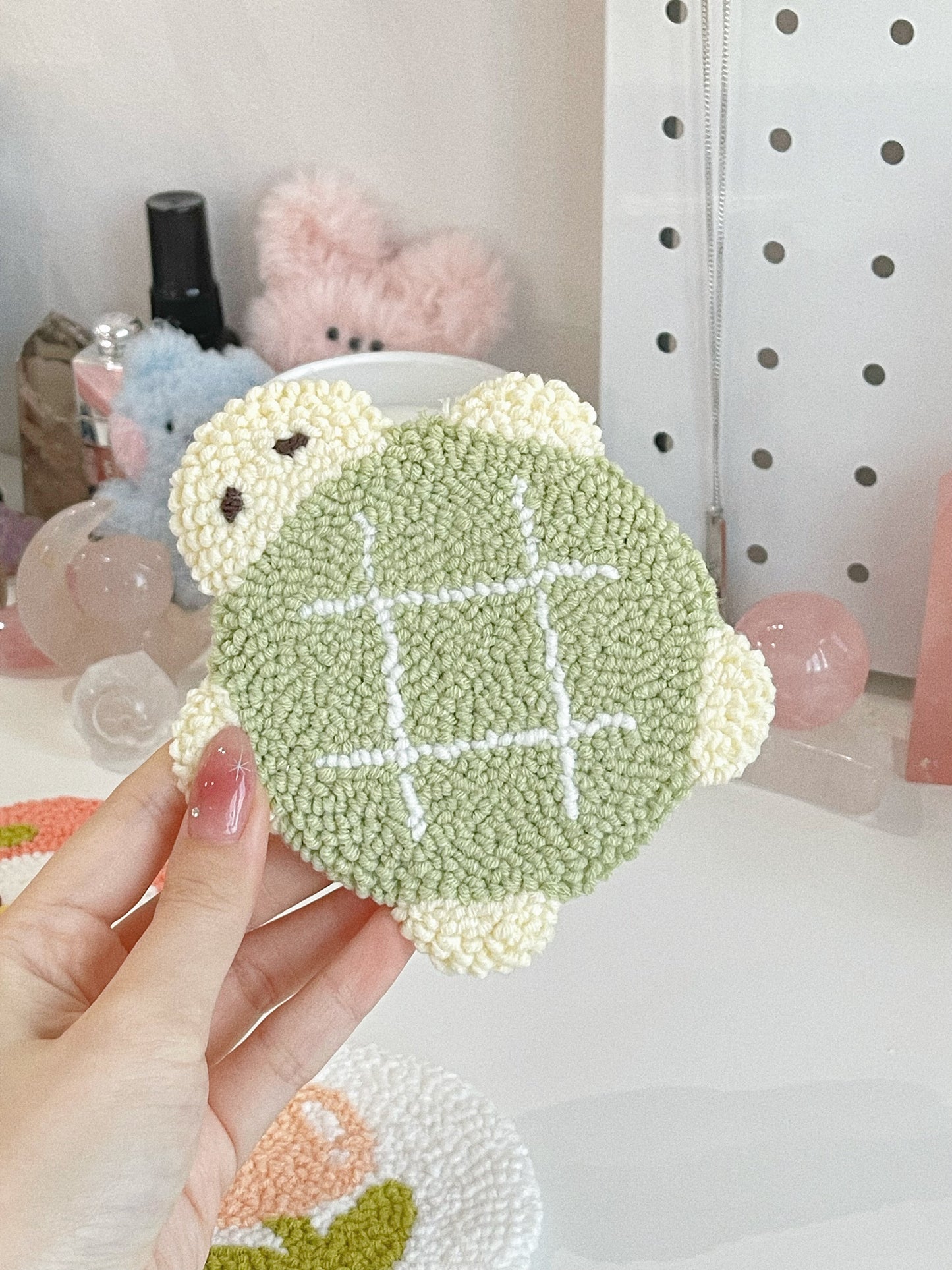 turtle mug rug ⊹
