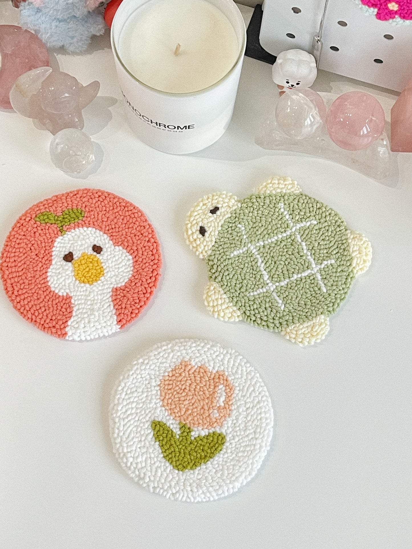 turtle mug rug ⊹