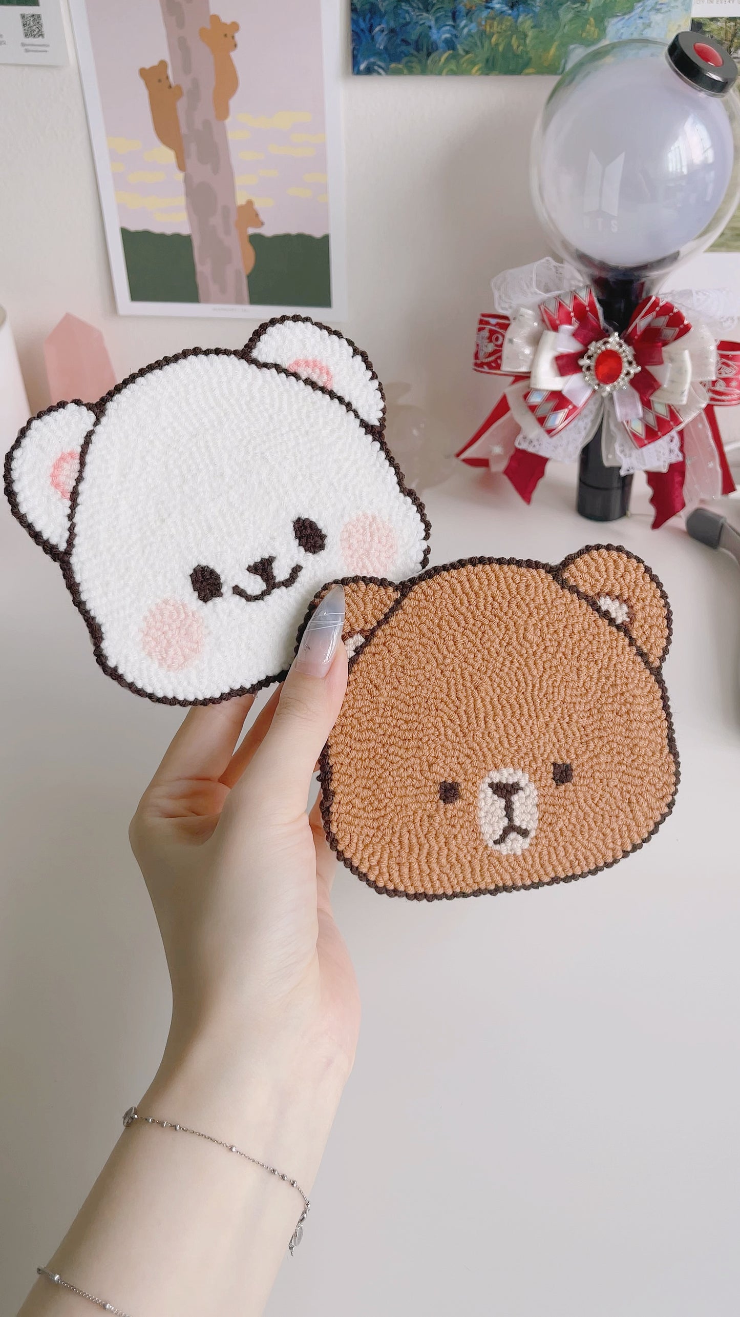 milkmocha mug rug ⊹