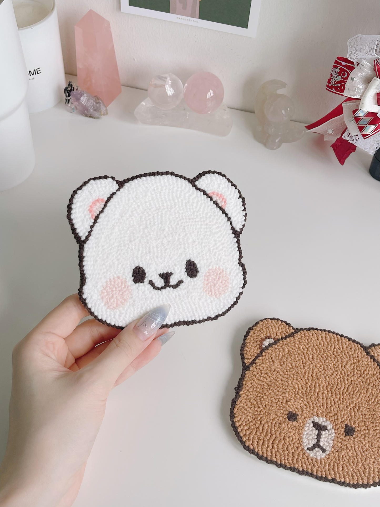 milkmocha mug rug ⊹