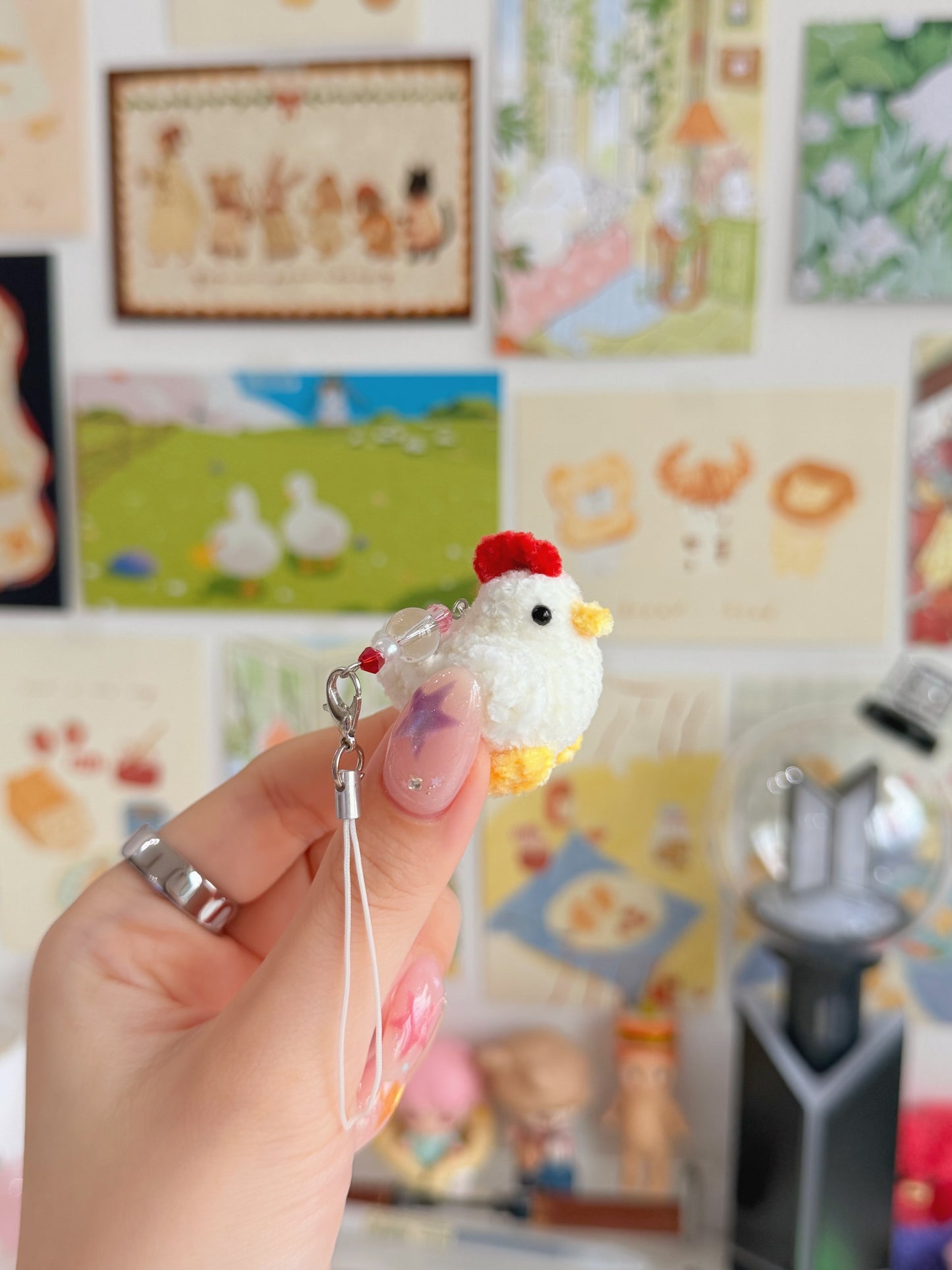 stardew valley chicken charms ⋆˙⟡