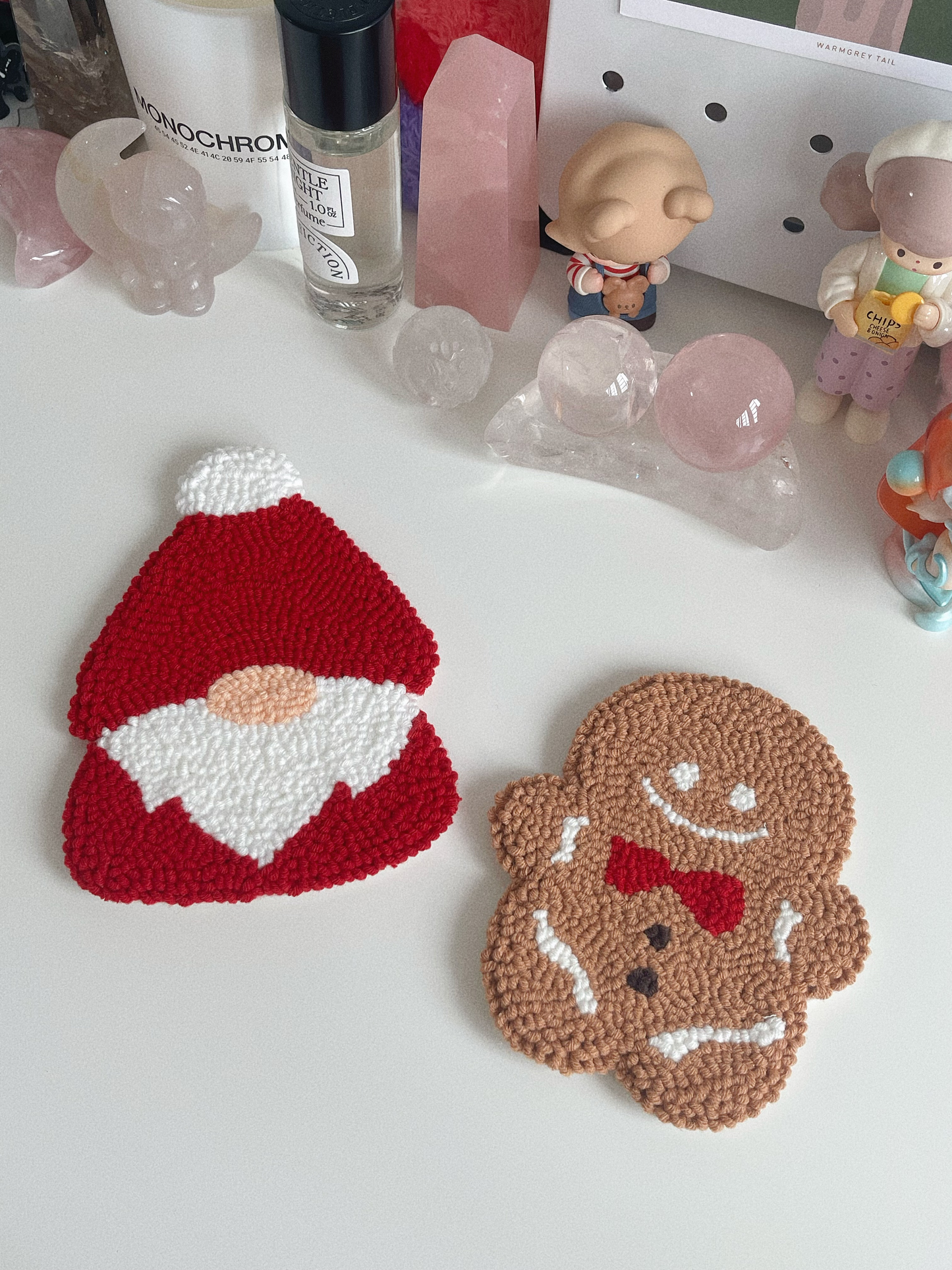 gnome mug rug ⊹