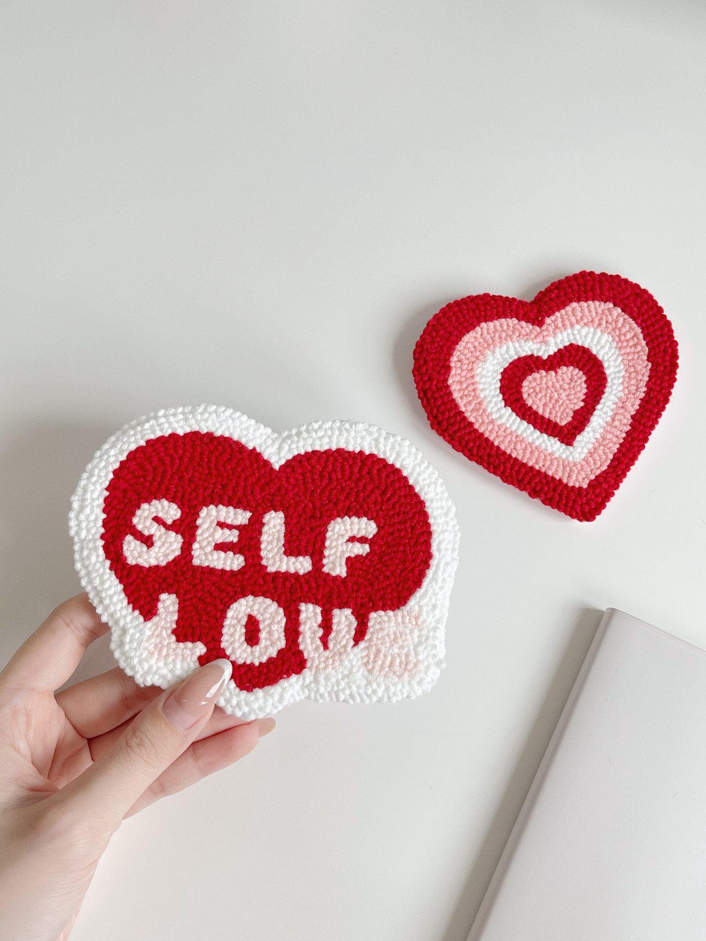 self love mug rug ⊹