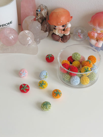 mini tomato charms ⋆˙⟡