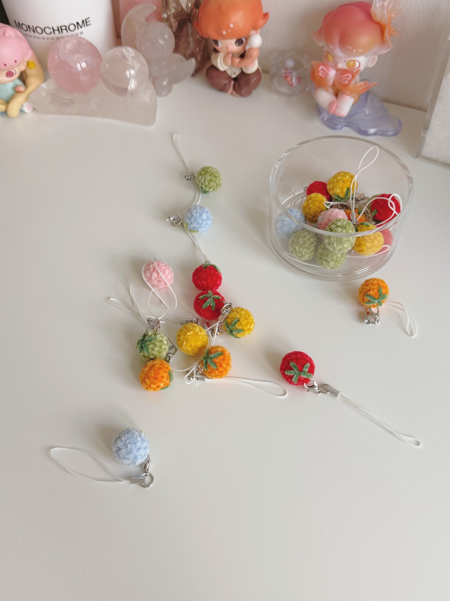 mini tomato charms ⋆˙⟡