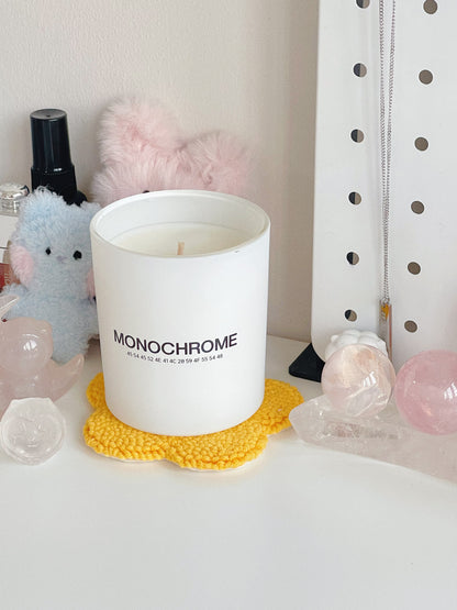 classic flower mug rug ⊹