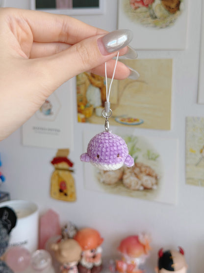 mini bora whale charms ⋆˙⟡