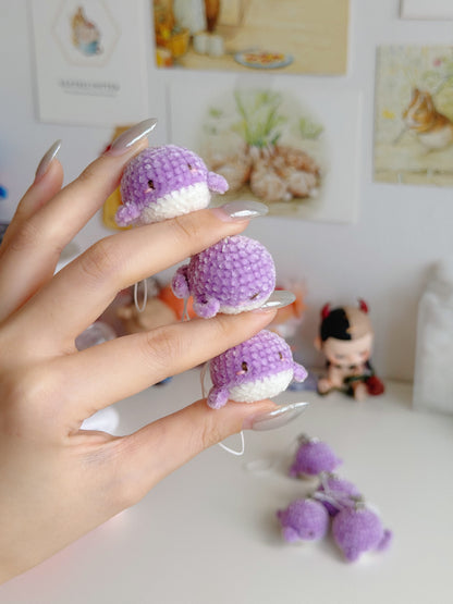 mini bora whale charms ⋆˙⟡