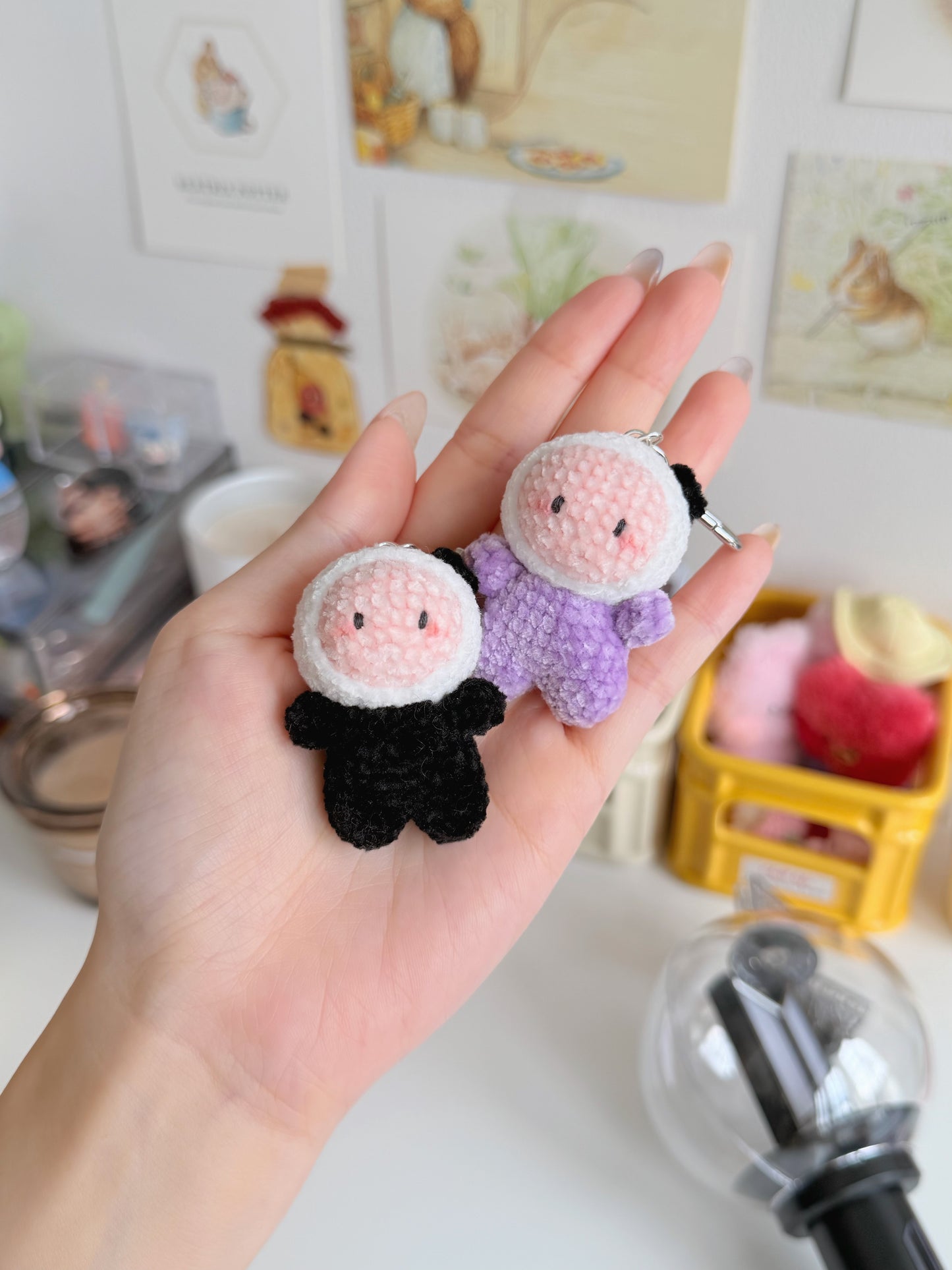 baby amibam keychain ⋆˙⟡