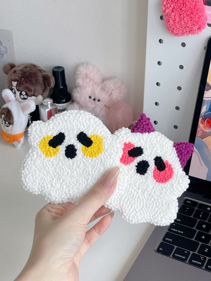 ghostie mug rug ⊹