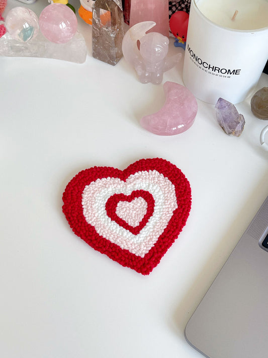 y2k heart mug rug ⊹