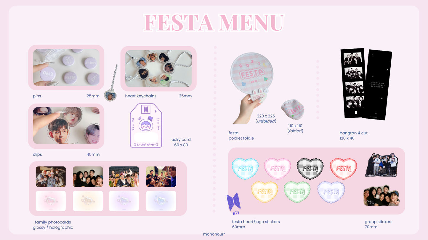festa treats ⋆˙⟡