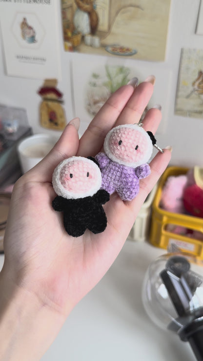 baby amibam keychain ⋆˙⟡